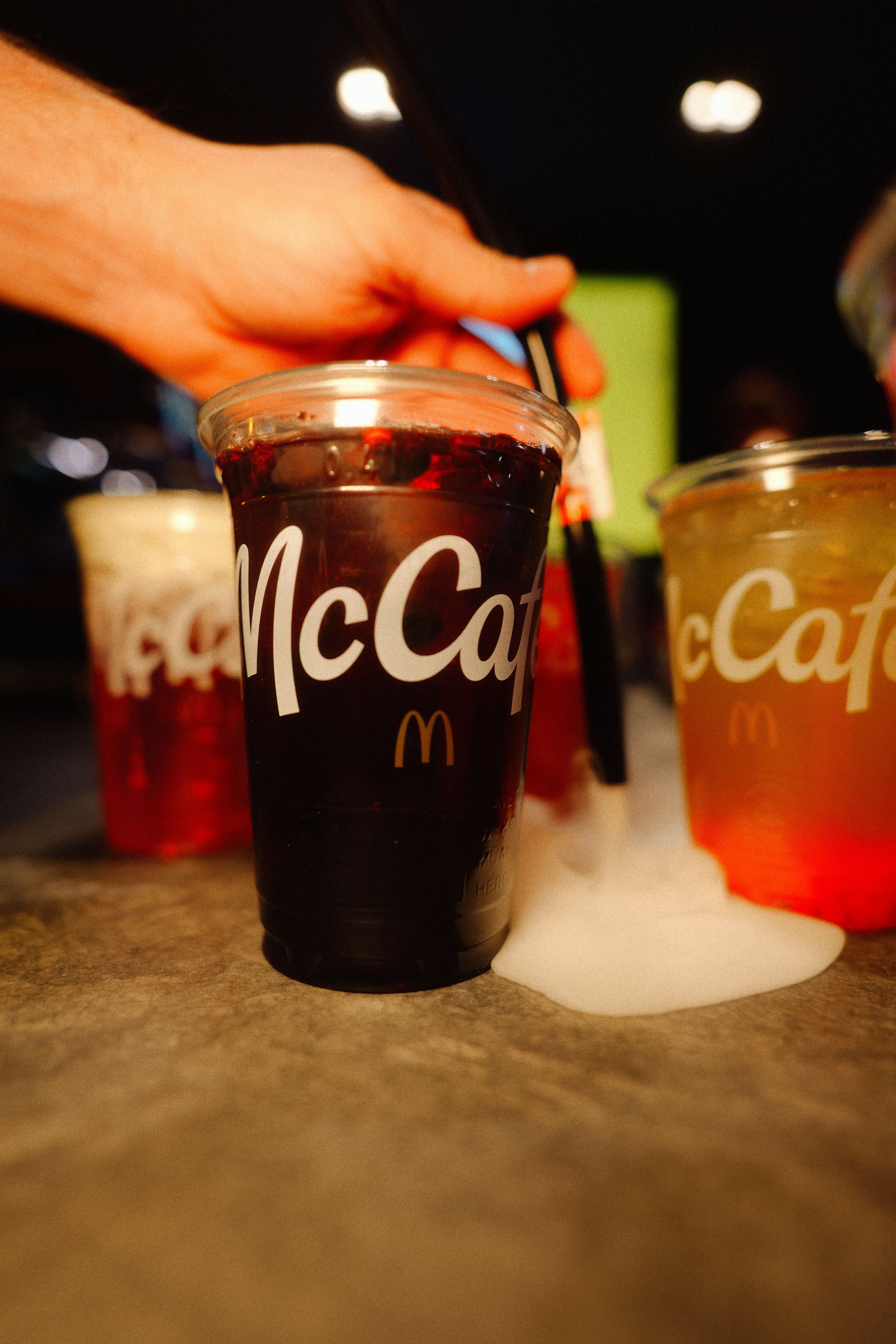BTS Fotografie New McCafe Drinks